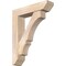 Ekena Millwork Balboa Slat Smooth Bracket w/ Offset Brace, Douglas Fir, 7 1/2"W x 32"D x 40"H BKT0806X32X40BOA06SDF - alternate 1